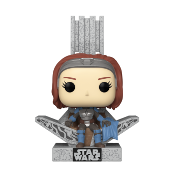 FUNKO POP! - Star Wars - The Mandalorian Season 3 Bo Katan Kryze with Throne #669